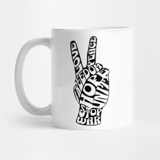 Love and peace Mug